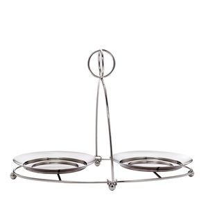 Partylite Mix and Mingle Double Jar Display Stand P92597 Brand New in the Box